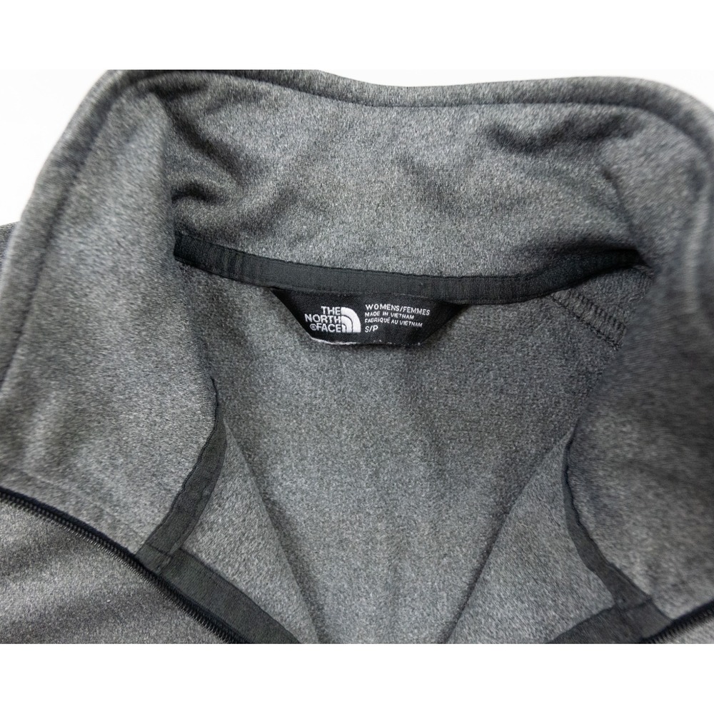 The North Face Sweater Womens Small Gray 1/4 Zip Pullover Lightweight Activewear - Picture 8 of 13